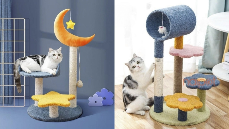 Trụ cào móng - đồ chơi chó mèo Trung Quốc 