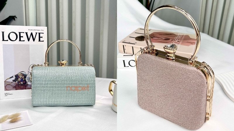 Clutch Trung Quốc dáng hộp Clutch Trung Quốc dáng hộp