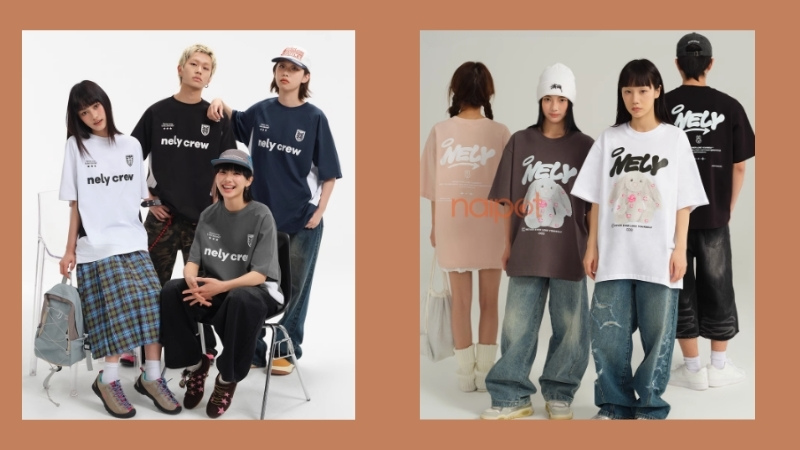 Áo phông Trung Quốc thương hiệu Nely Áo phông Trung Quốc thương hiệu Nely