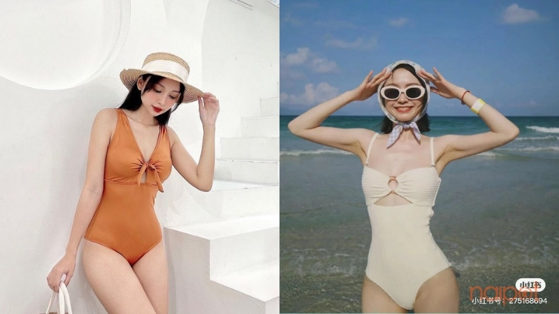 Đồ bơi nữ Trung Quốc cut - out cá tính 