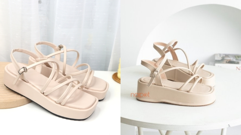 Sandal nữ Trung Quốc đế bánh mì Sandal nữ Trung Quốc đế bánh mì