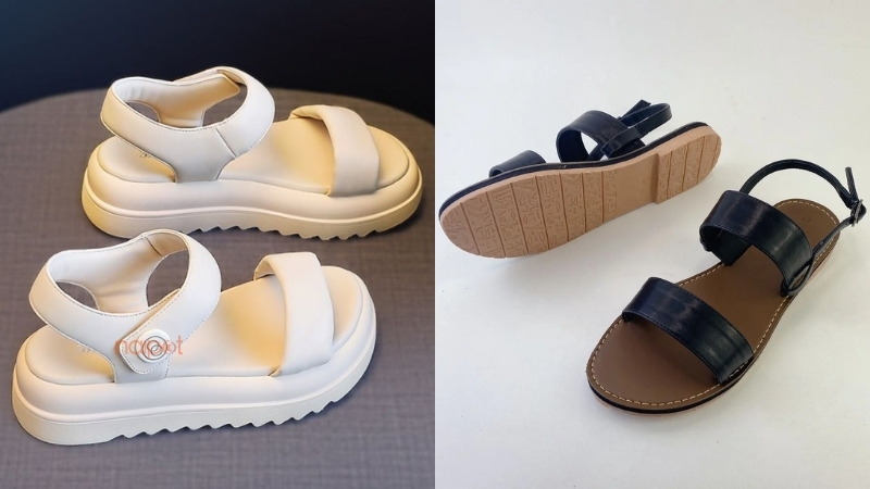 Sandal nữ Trung Quốc quai ngang Sandal nữ Trung Quốc quai ngang