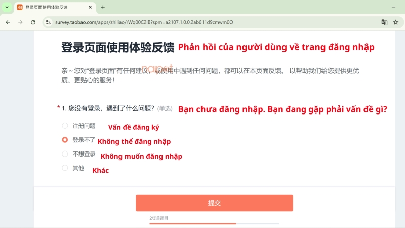 Trả lời câu hỏi của hệ thống