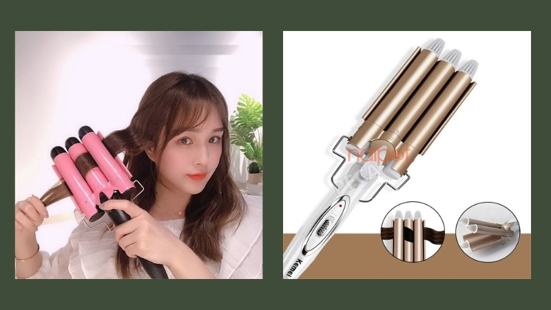 Máy uốn tóc Trung Quốc 3 trục 