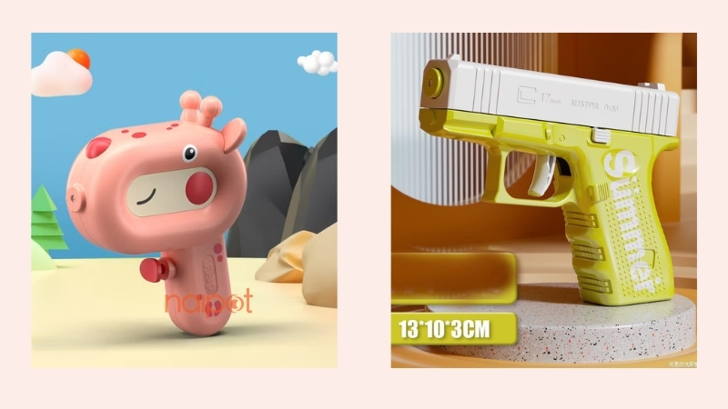 Súng nước đồ chơi Trung Quốc cầm tay 