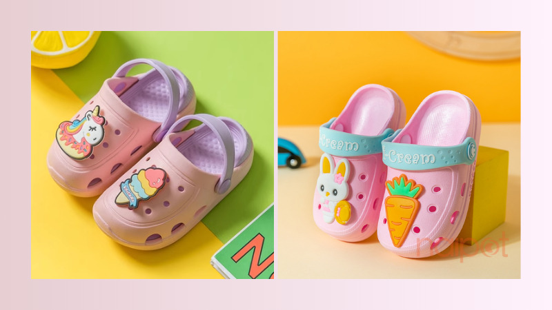 Dép crocs phong cách hoạt hình