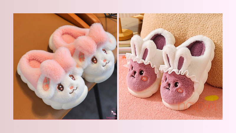 Dép đi trong nhà lông thú