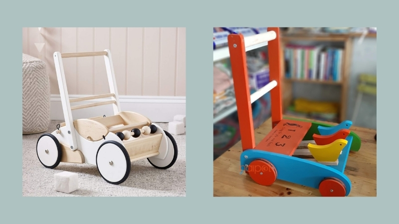 Xe tập đi cho bé Trung Quốc bằng gỗ Xe tập đi cho bé Trung Quốc bằng gỗ