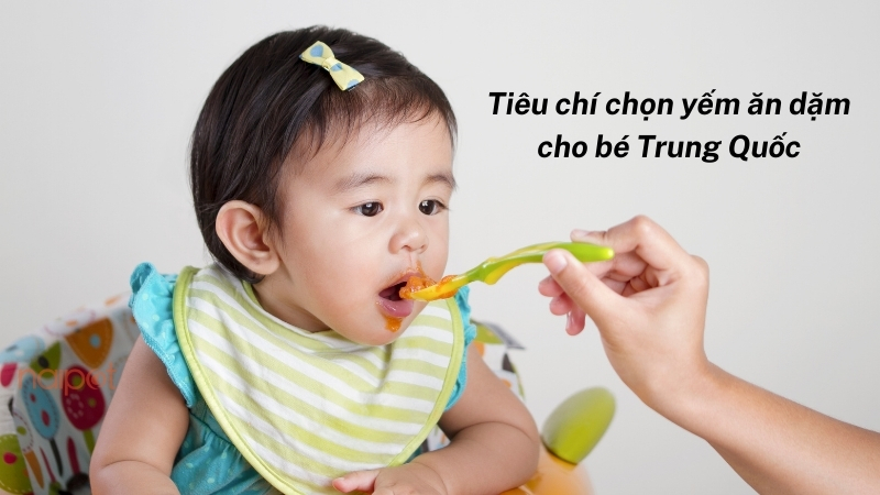Tiêu chí chọn yếm cho bé Trung Quốc 