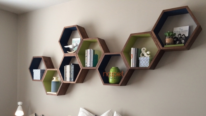 Giá treo tường Trung Quốc hình tổ ong