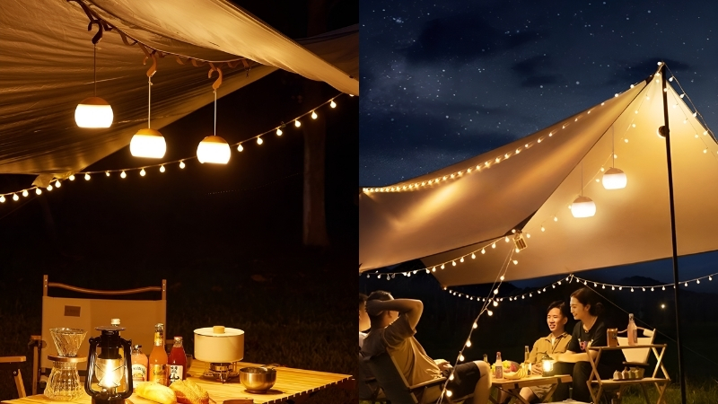 Đèn LED dã ngoại ngoài trời treo trần 