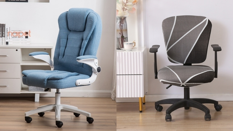 Ghế xoay Trung Quốc bọc nỉ 