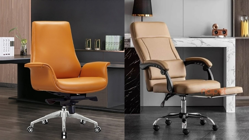 Ghế xoay Trung Quốc bọc da 