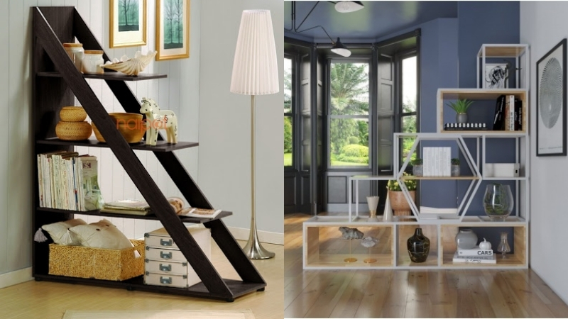 Kệ sách Trung Quốc hình bậc thang Kệ sách Trung Quốc hình bậc thang