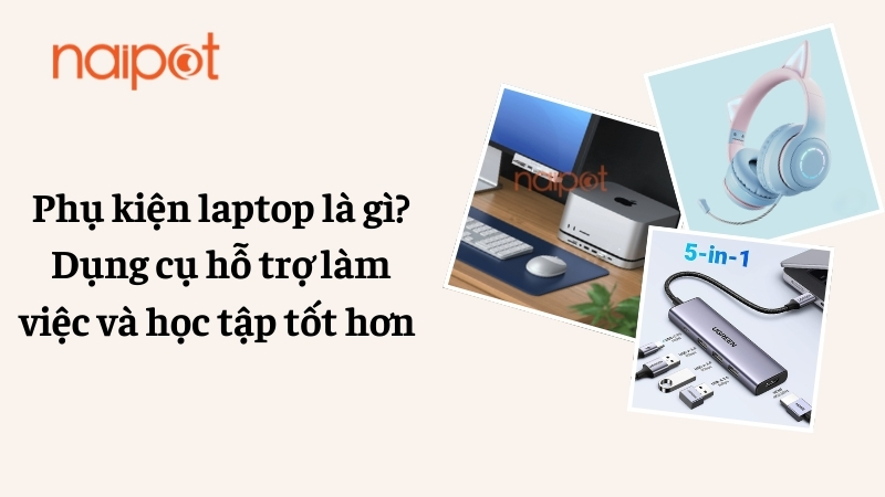 Phụ kiện laptop là gì? Dụng cụ hỗ trợ làm việc và học tập tốt hơn 