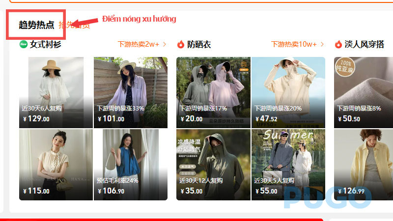 phần xu hướng phần xu hướng