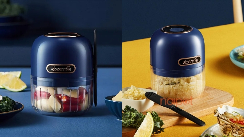 Máy xay tỏi ớt Trung Quốc thương hiệu Deerma Máy xay tỏi ớt Trung Quốc thương hiệu Deerma