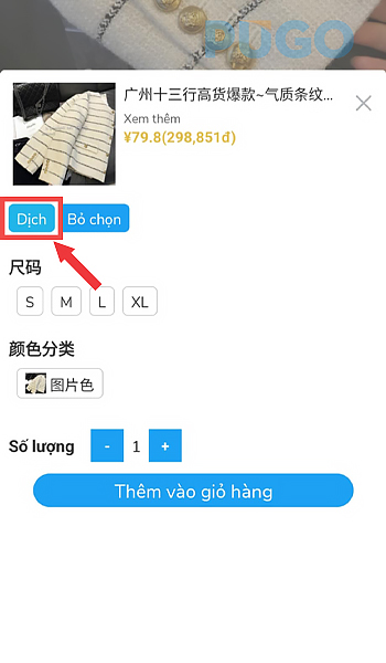 chọn dịch sang Tiếng Việt chọn dịch sang Tiếng Việt