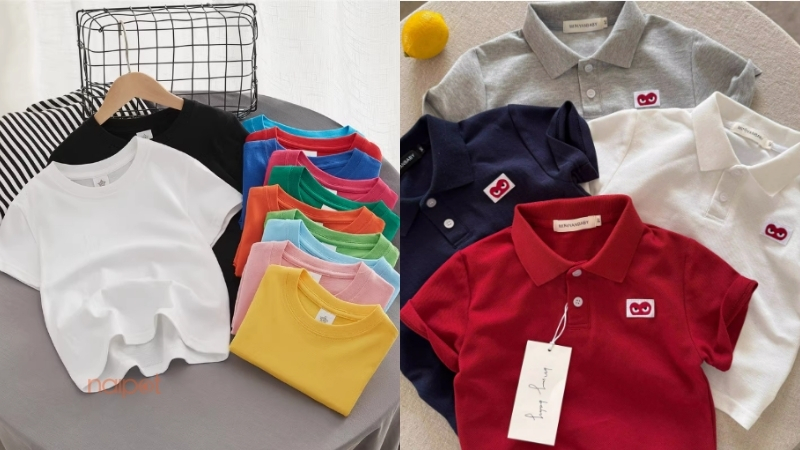 Áo thun trẻ em basic