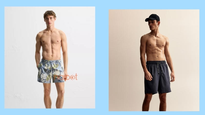 Quần bơi nam dáng short