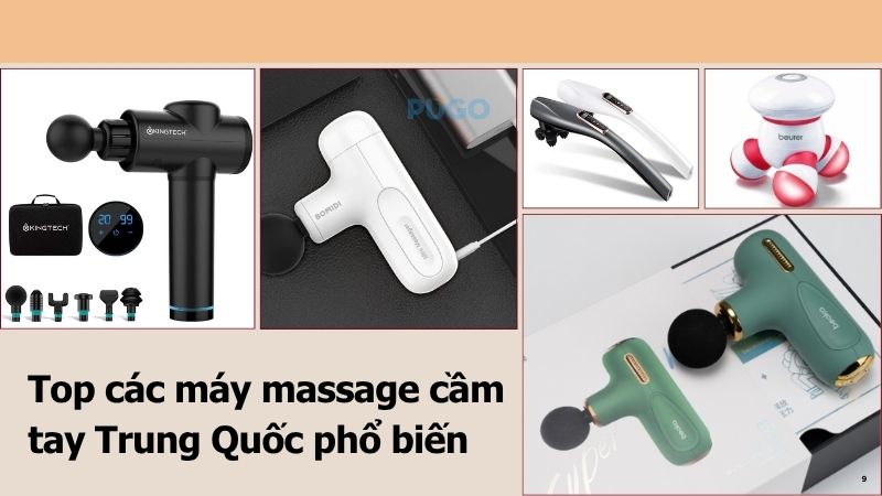 Top các máy massage cầm tay Trung Quốc phổ biến Top các máy massage cầm tay Trung Quốc phổ biến