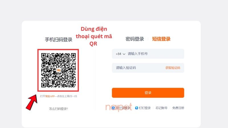 Cách đăng nhập Taobao bằng mã QR đơn giản  Cách đăng nhập Taobao bằng mã QR đơn giản