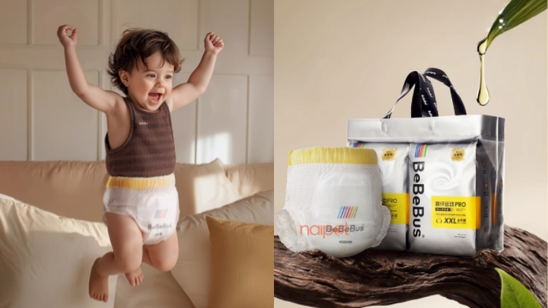 Tã dán Trung Quốc thương hiệu Bebebus Tã dán Trung Quốc thương hiệu Bebebus