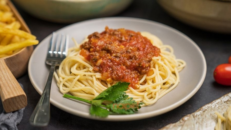 Mì Ý sốt thịt bằm Mì Ý sốt thịt bằm