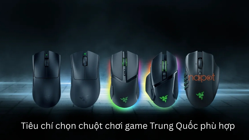 Tiêu chí chọn chuột chơi game Trung Quốc phù hợp