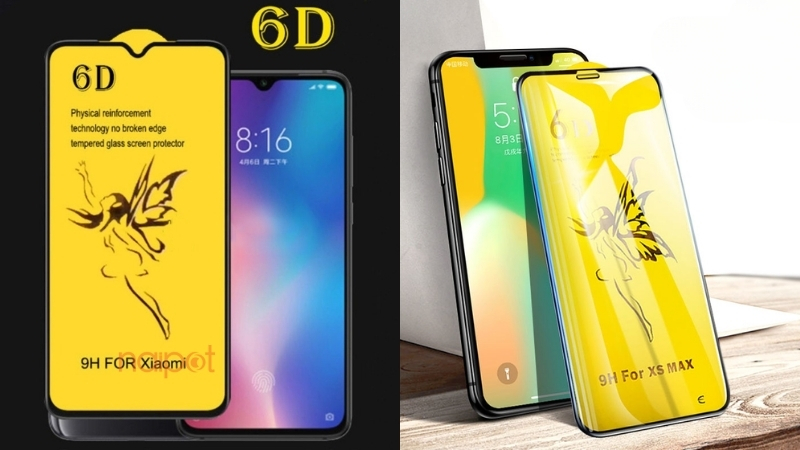 Kính cường lực điện thoại Trung Quốc 6D 