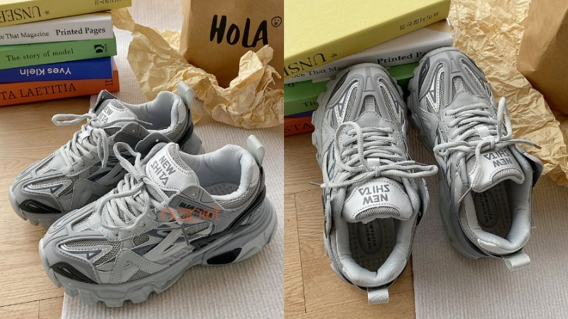 Giày thể thao tăng chiều cao nam Trung Quốc chunky sneakers 