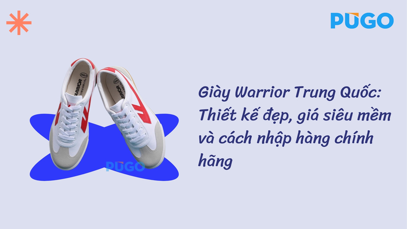 Giày Warrior sở hữu thiếu kế bền đẹp cho phong cách trẻ trung năng động
