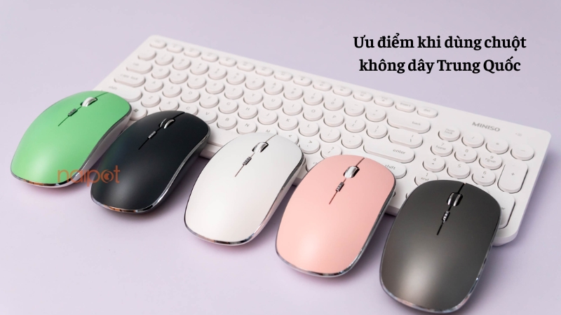 Ưu điểm khi dùng chuột không dây Trung Quốc 