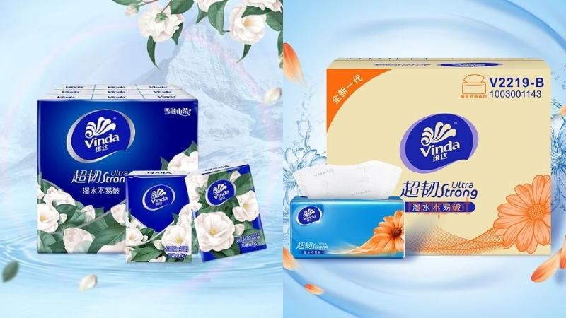 Giấy ăn Trung Quốc Vinda Giấy ăn Trung Quốc Vinda