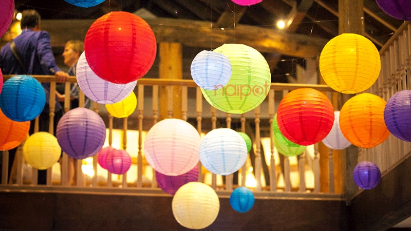 Đèn lồng bằng vải Đèn lồng bằng vải