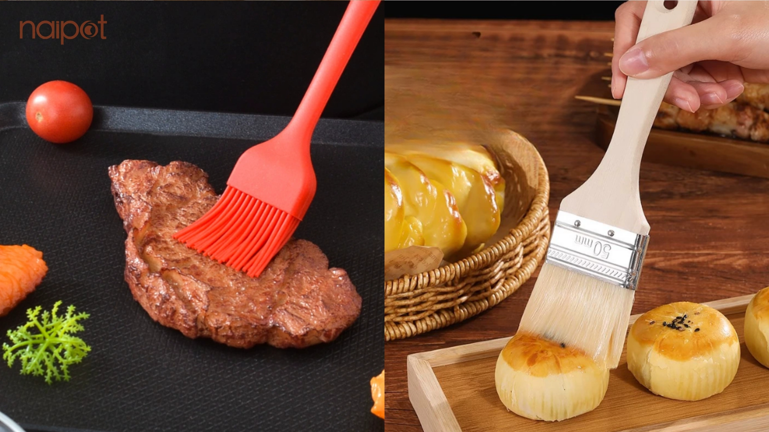 Chổi quét dầu và mật ong Chổi quét dầu và mật ong