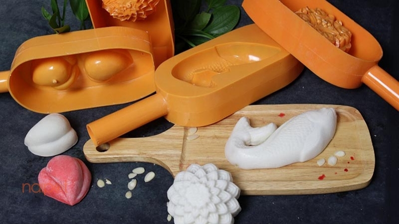 Khuôn làm bánh trung thu bằng nhựa 
