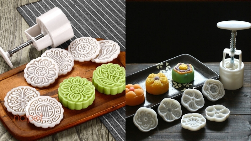 Khuôn làm bánh trung thu lò xo 