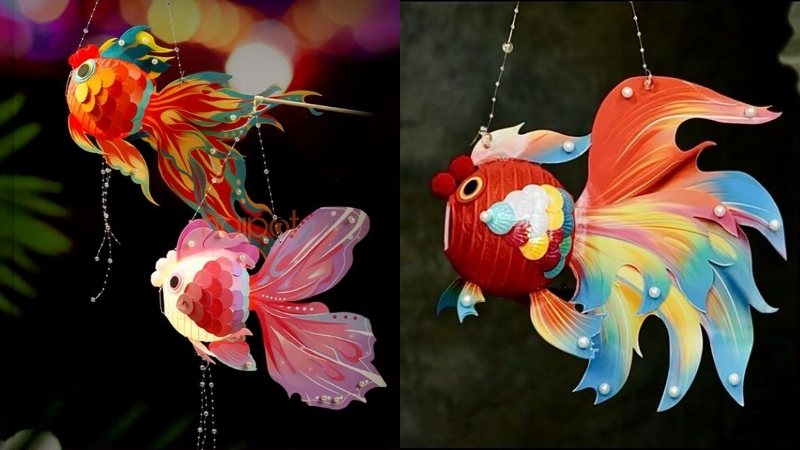 Đèn lồng cá chép 