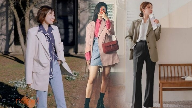 Áo Blazer Trung Quốc mặc cùng với áo sơ mi Áo Blazer Trung Quốc mặc cùng với áo sơ mi