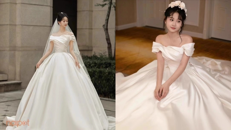 Váy cưới dáng công chúa