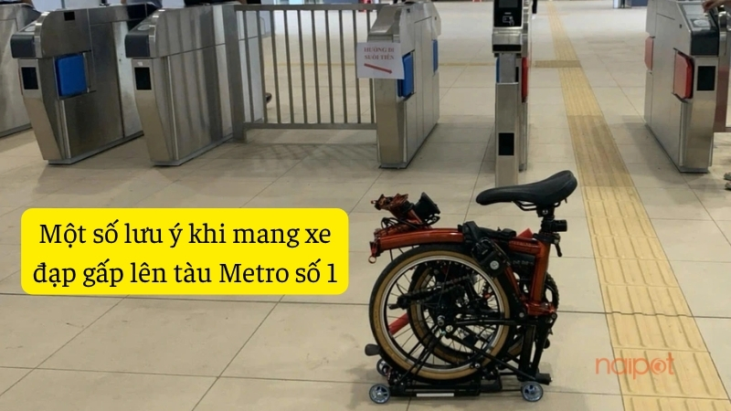 Một số lưu ý khi mang xe đạp gấp lên tàu Metro số 1 Một số lưu ý khi mang xe đạp gấp lên tàu Metro số 1