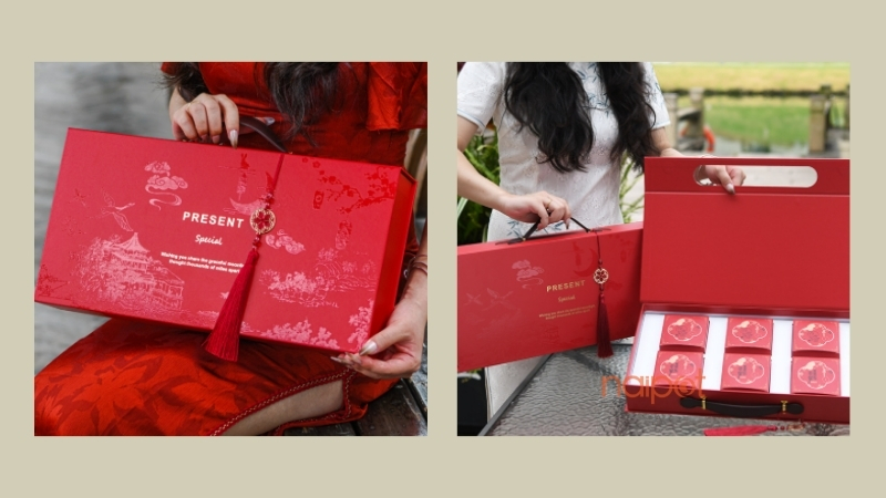 Mẫu hộp quà nắp bìa book-style 