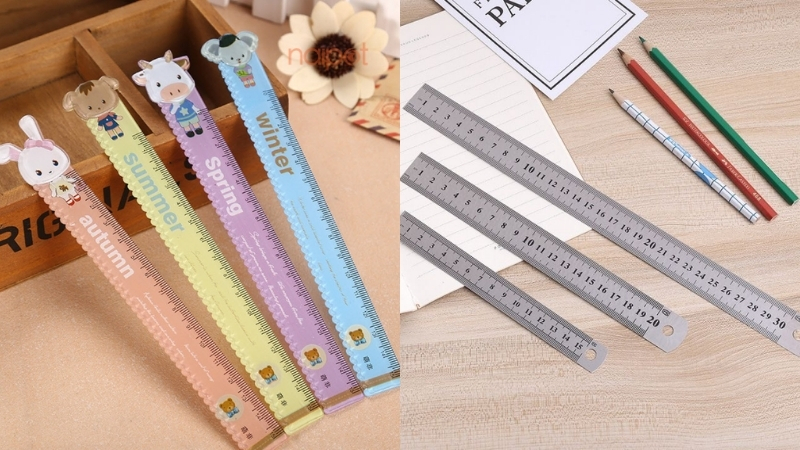 Thước kẻ Trung Quốc theo chất liệu  Thước kẻ Trung Quốc theo chất liệu