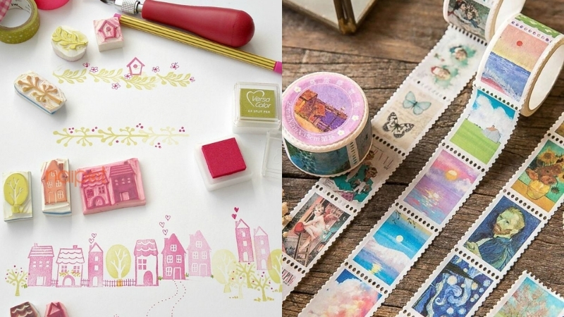 Dùng stamp và con dấu Dùng stamp và con dấu