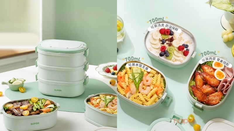 Hộp cơm giữ nhiệt Supor Hộp cơm giữ nhiệt Supor