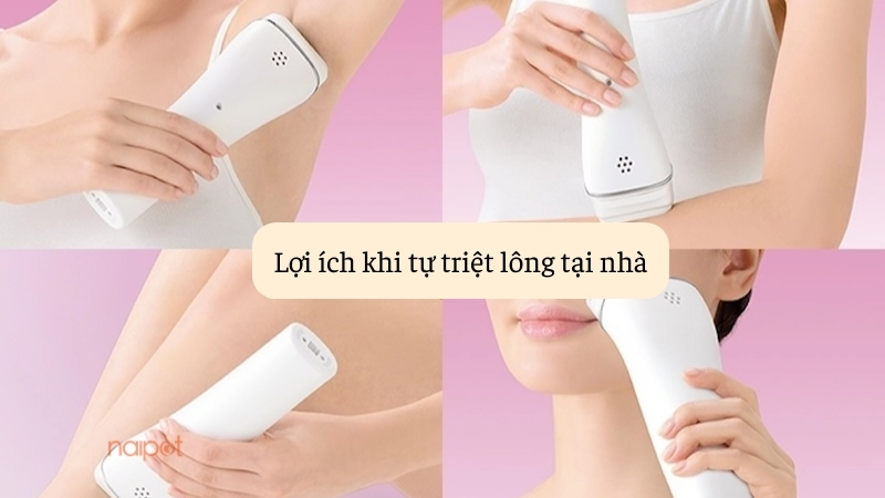 Lợi ích khi tự triệt lông tại nhà Lợi ích khi tự triệt lông tại nhà