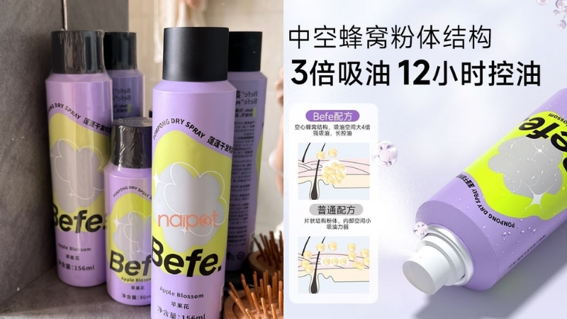 Dầu gội khô Trung Quốc Befe Dầu gội khô Trung Quốc Befe